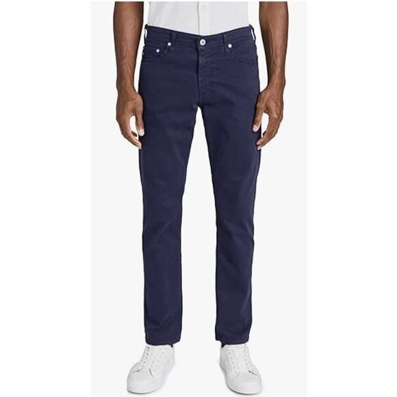 AG Adriano Goldschmied Men's The Graduate Tailored Leg Sueded Stretch Sateen NWT - Picture 1 of 11